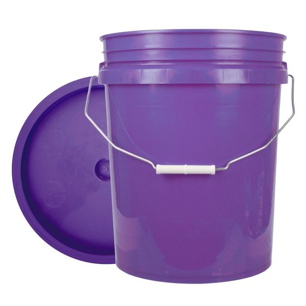 World Enterprises Bucket, 12 in H, Purple 5PPL,345PPL